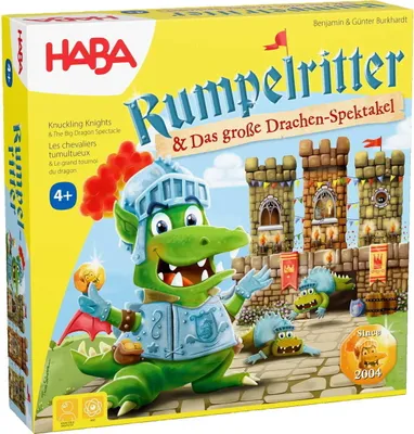 Produktbild von HABA Kinderspiel Sammelspiel Rumpelritter & Das große Drachen-Spektakel 2011721001
