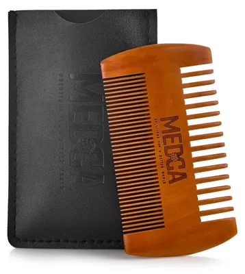 Immagine prodotto di Spazzola per capelli in legno con custodia in pelle – Realizzata a mano per una cura perfetta dei capelli