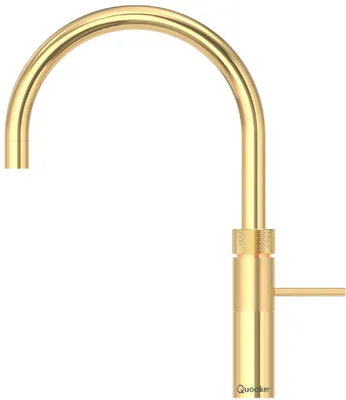 Produktbild von Quooker Fusion Round mit PRO3 Reservoir & CUBE Gold FNRGLD PRO3 CUBE *inkl.