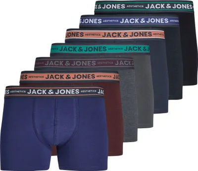 Image de Jack & Jones Daniel Solid Trunk Boxers pour hommes (7 pcs)