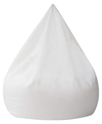 Sitzsack-Innenhülle mit Reißverschluss, weiß, 70x80 cm