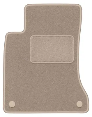 Produktbild von Fahrermatte Velours für Mercedes CLA C117 2013-2019 (Limousine) – 1-tlg, Beige, passgenau – Wielganizator LUX