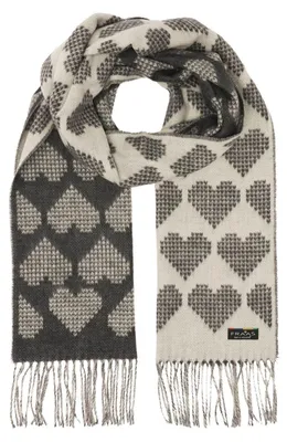 Imagen del producto de FRAAS bufanda Cashmink Scarf Stone gris crema