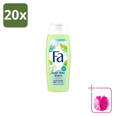 Produktbild von 20 x Fa Yoghurt Aloe Vera Duschgel - 250 ml - Sparpackung - 20 Stücke