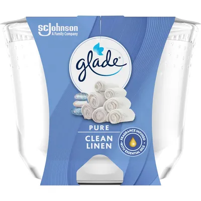 Obrázek produktu pro Glade Dlouhotrvající vonná svíčka Pure Clean Linen