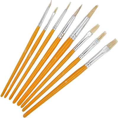 Produktbild von LOVEART - Pinselset für Ölfarben - 8 Stück