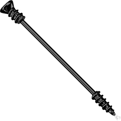 Produktbild von Autiga® Industrial Stab Piercing Ohr Stecker Schraube Screw Straight Barbell Hantel  1,2 mm 38 mm