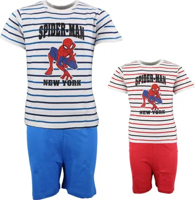 Produktbild von Marvel Spiderman Kinder kurzarm Pyjama – Rot / 134