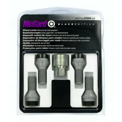 Imagen del producto de Tornillos de seguridad para llantas, rosca 14x1,25x27, cono KEY-17, marca McGard