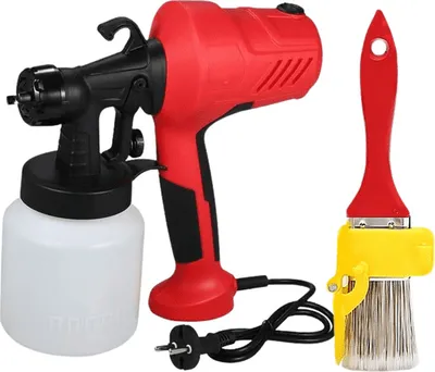 Obrázok produktu pre sada 2 400W striekacích pištoľí s hmotnosťou 1,2 kg na veľké plochy, striekacia pištoľ s 800ml pohárom, 2,5mm tryskou a 1 náhradným štetcom - PRINTBRUSH