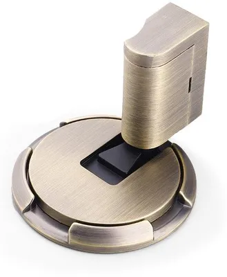 Obrázek produktu pro Mechanické a magnetické dveřní zarážky, tiché mechanické dveřní zarážky z kovu, nastavitelné magnetické dveřní zámky, magnetické dveřní zarážky z bronzu.