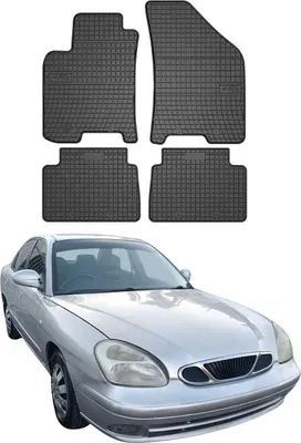 Obrázok produktu pre 2003-2005 Daewoo Nubira podlahové rohože TPE čierne 4 ks