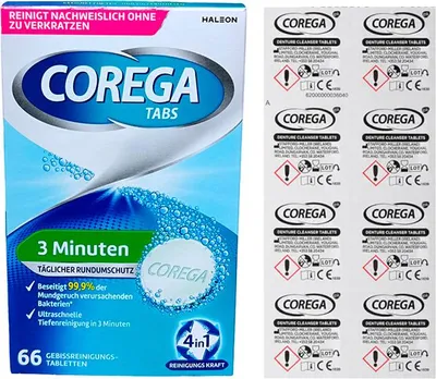 Immagine prodotto di neutral 4559938005 4in1 Gebissreiniger-Tabs 66 St.