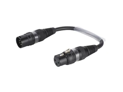 Immagine prodotto di Cavo adattatore 3pol XLR(F)/5pol XLR(M) 0,15 m