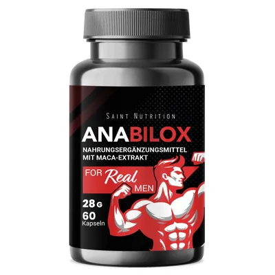 Produktbild von Saint Nutrition® Anabilox - Muskelaufbau – Workout Booster – Leistungsfähigkeit & Ausdauer – Energy Booster – Muskel - Steigerung des Trainings