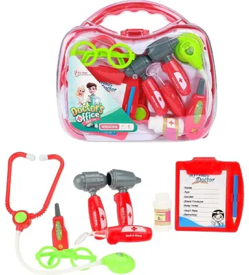 Produktbild von Toi-Toys - DOCTOR Doktorset im Koffer mit Zubehör Arztspielzeug Kinder Rollenspiel