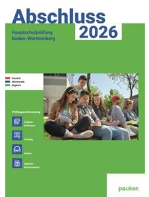 Produktbild von Abschluss 2026 - Hauptschule Baden-Württemberg - Aufgabenband