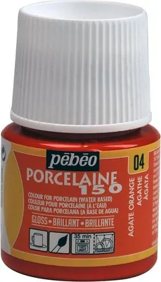 Image de Pébéo Porcelaine 150, 45 ml, 04 Agate orange