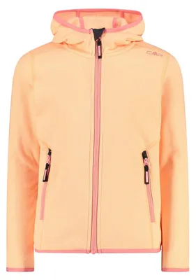 Produktbild von CMP - Kid G-Jacke mit fester Kapuze, Melone-Pfirsich-Weiß, 164