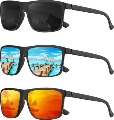 Immagine prodotto di Occhiali da sole polarizzati UV400-HD uomo/donna dal design vintage
