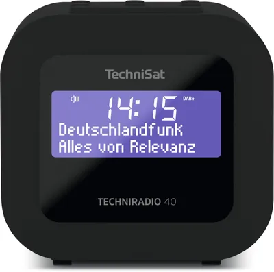 Produktbild von TechniSat TECHNIRADIO 40 | DAB+ Radiowecker mit Sleeptimer und Snooze | rot