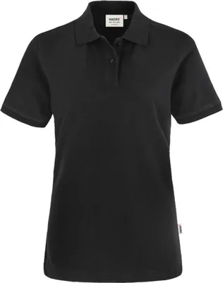 Produktbild von HAKRO Damen Poloshirt Top 224, schwarz, 4XL