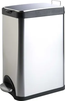 Produktbild von Treteimer - Edelstahl - mit Kunststoffeinsatz - 15 Liter - Softclose-Funktion