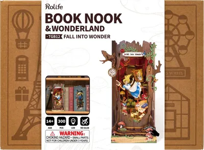 Image de puzzle 3D, marque-page DIY, Fall into Wonder, Rolife, 300 pièces
