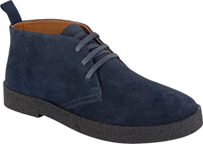 Image de Roamers - Bottes de désert pour hommes, cuir DF2493 (43 EU) (Bleu marine)