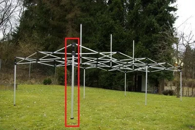 Obrázek produktu pro Stojná noha, náhradní díl k našim skládacím stanům PROFI