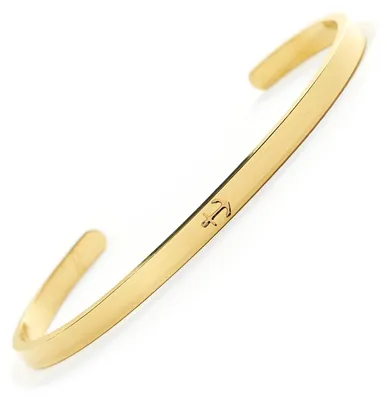 Produktbild von BERGERLIN Anker Armband – Armband mit Anker aus Edelstahl in Gold
