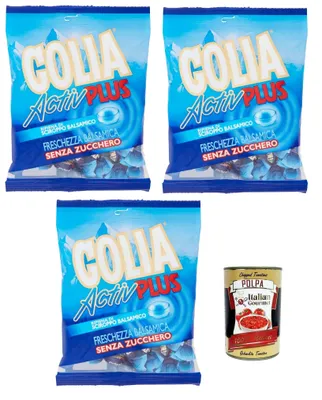 Produktbild von Perfetti Italian Gourmet Bundle Zuckerfreie Menthol Bonbons 3x90g