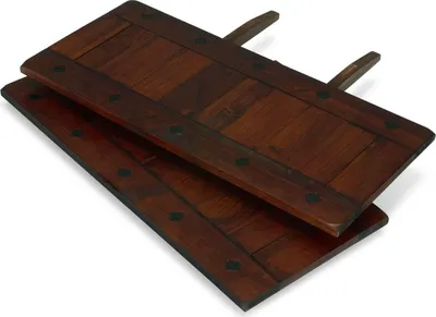 Produktbild von Ansteckplatte Catana braun 2er Set