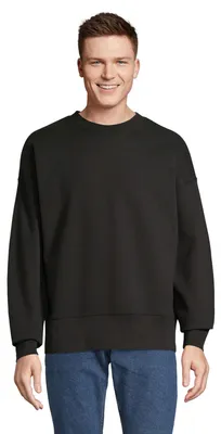 Obrázok produktu pre SOLS – „Authentic“ mikina s okrúhlym výstrihom pre mužov/ženy Uni LT1979 (XL) (čierna)