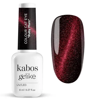 Produktbild von Kabos Cat Eye Nagellack Magnetisch Hybridlack UV/LED Ruby Mars 8ml