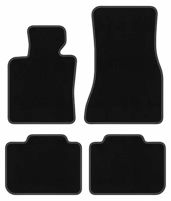 Productafbeelding van Velours automatten voor BMW 6 G32 GT vanaf 2017 – 4-delig, zwart, op maat – Wielganizator BASIC