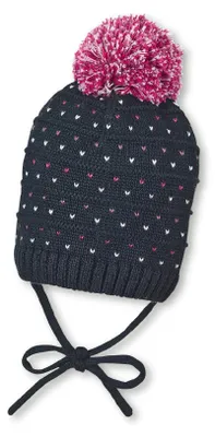 Immagine prodotto di Sterntaler Baby - Berretto da lana per bambine, confezione da 4, colore blu (blu navy), taglia 41 (per bambine)