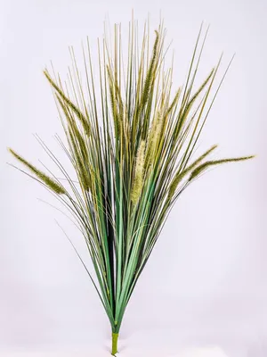Produktbild von artplants.de Künstliches Fuchsschwanzgras auf Steckstab, 95cm - Dekogras