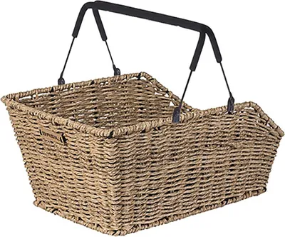 Image de BASIL Hinterradkorb 'Cento Rattan Look' MIK 2.0, seagrass