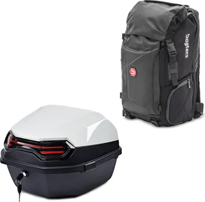 Produktbild von Set: Rucksack # HX5 Hecktasche 45Ltr mit Helmhalterung + Topcase BT11