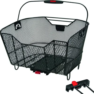 Produktbild von KLICKfix Citymax II, Hinten, Fahrradkorb, Schwarz, 24 l, 10 kg, 420 mm