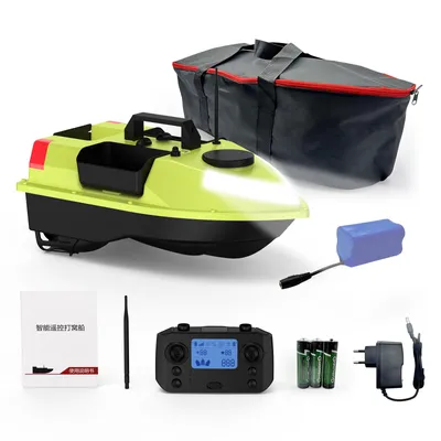 Produktbild von 12000mAh GPS RC Koederboot 600M kabellose Fernbedienung Angelkoederboot Angelfutterboot mit 3 Koederbehaeltern 7 farbige LED-Licht