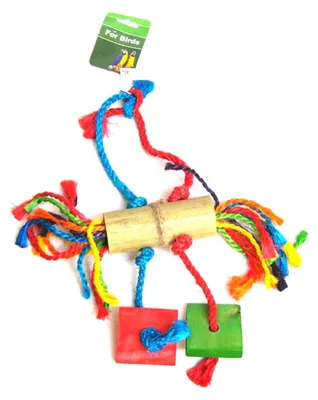 Image de Jouet pour perroquets Jouet pour oiseaux Corde à grimper 36 cm