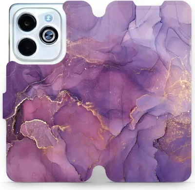 Produktbild von Handyhülle mit klappe für Infinix Smart 8, Mobiwear Book, Violett