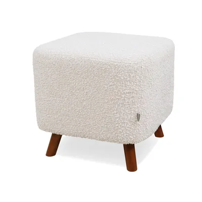 Produktbild von Julia Pouf Bouclé beige - 44 x 44 cm