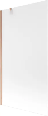 Zdjęcie produktu dla Mexen Next parawan nawannowy 1-skrzydłowy 100 x 150 cm, szron, miedź szczotkowana - 895-100-000-00-30-65