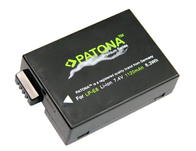 Immagine prodotto di Canon LP-E8 1120mAh Li-Ion Premium