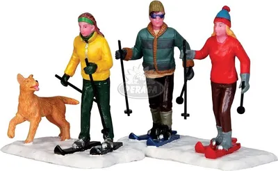 Obrázek produktu pro Lemax - Cross Country Friends - sada 2 kusů - polyresin 32131 Figurky a doplňky pro váš malý vánoční svět