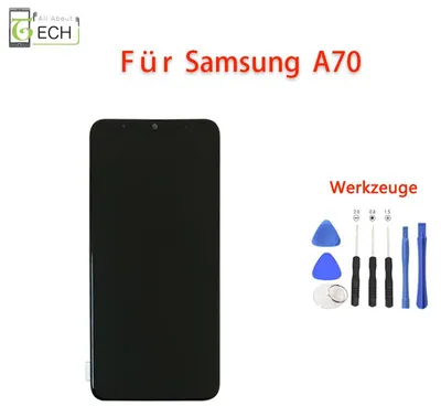 Produktbild von Für Samsung A70 2019 A705 LCD (OLED) Display mit Rahmen Touch Screen Bildschirm