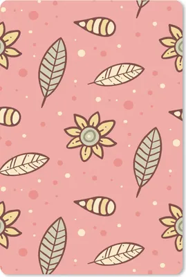 Produktbild von MuchoWow® Mauspad Mousepad Muster - Blumen - Blätter - Mädchen - Kinder - Kinder 18x27 cm - Mousepads - Maus Mat - Pad - Mausunterlage